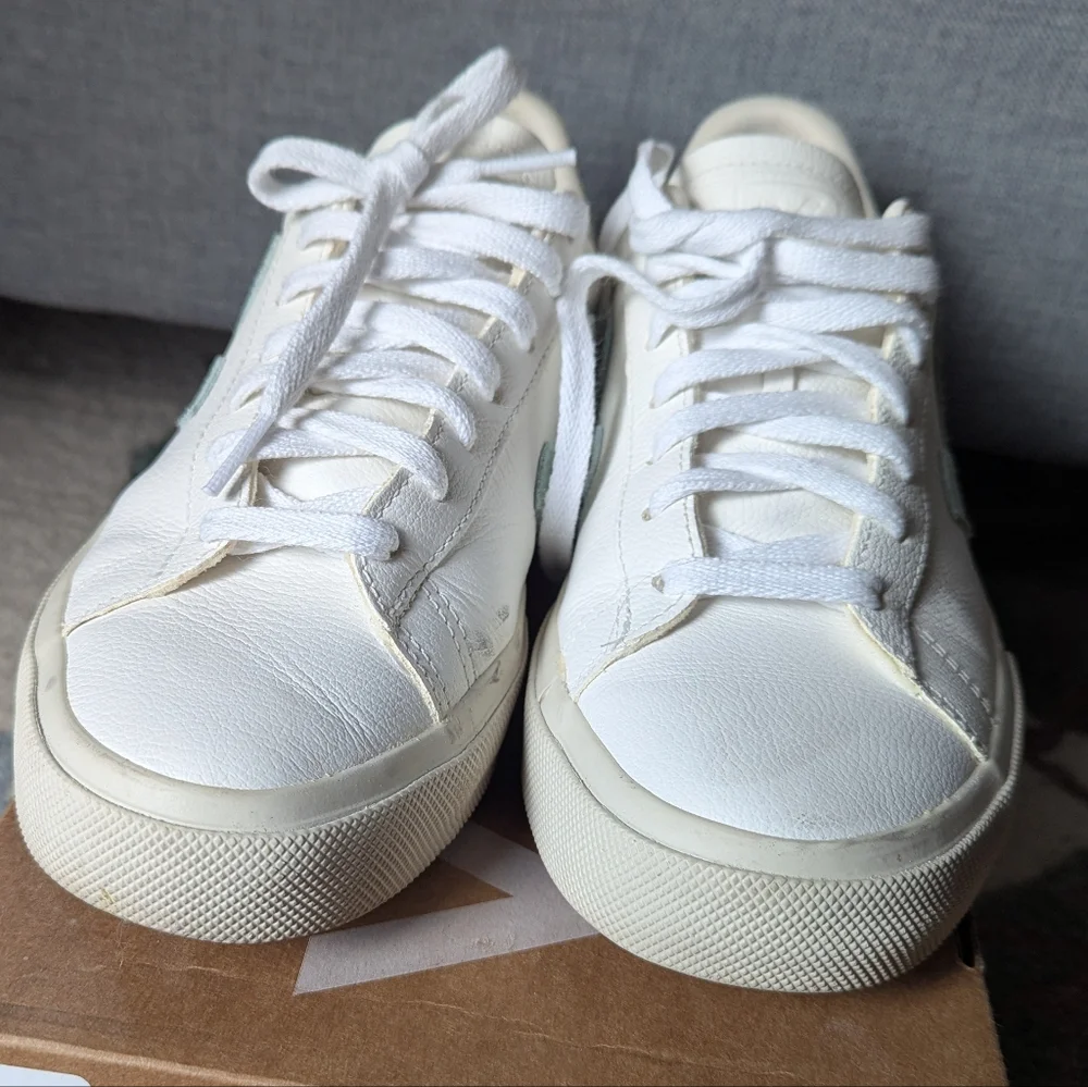 Veja Campo Extra White & Matcha Size 9 Womens White and Green Sneakers - Picture 13 of 14